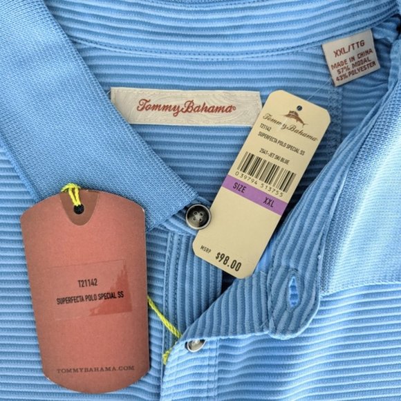 🎉Tommy Bahama Superfecta Polo special SS - Picture 8 of 11